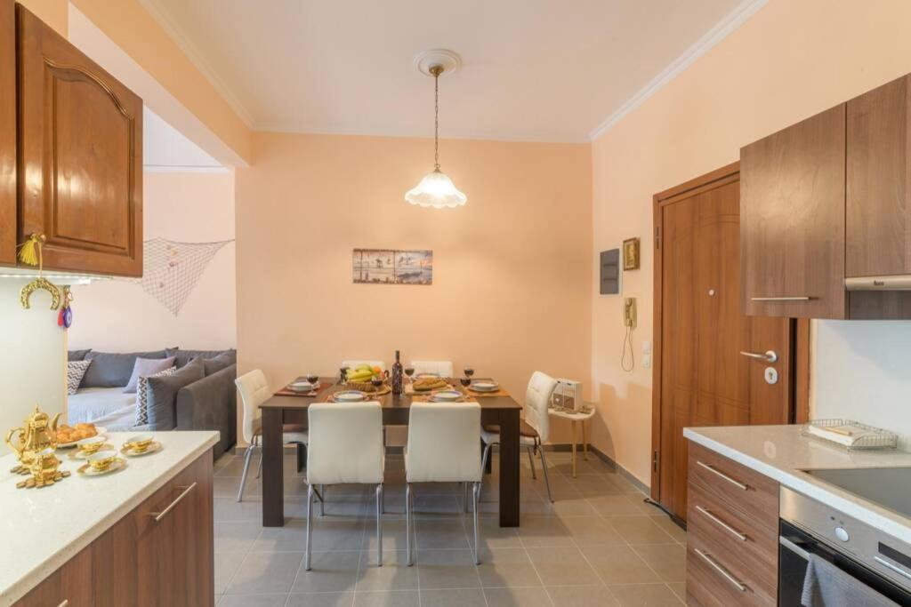 Bright Newly Renovated Apt Near Beach & Center+Ac Anemomylos Exteriör bild