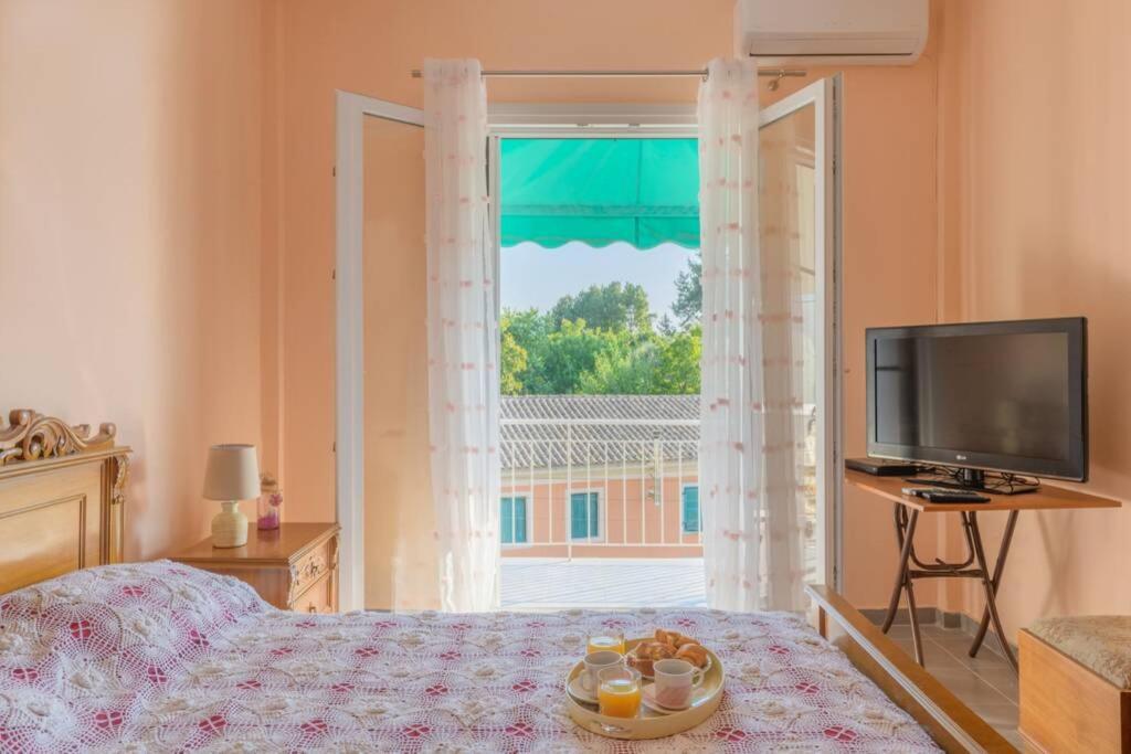 Bright Newly Renovated Apt Near Beach & Center+Ac Anemomylos Exteriör bild
