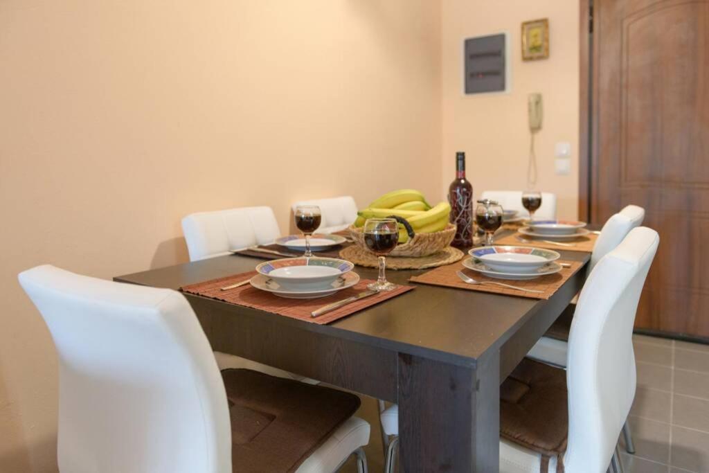 Bright Newly Renovated Apt Near Beach & Center+Ac Anemomylos Exteriör bild