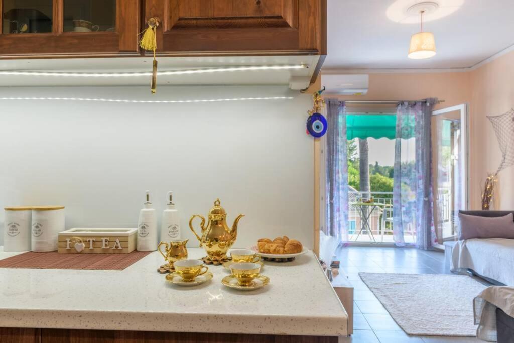 Bright Newly Renovated Apt Near Beach & Center+Ac Anemomylos Exteriör bild