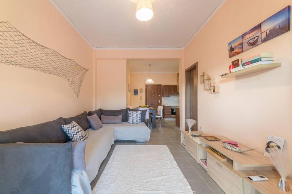 Bright Newly Renovated Apt Near Beach & Center+Ac Anemomylos Exteriör bild