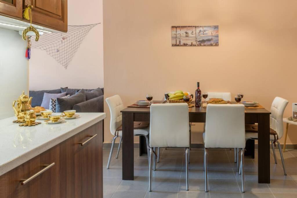 Bright Newly Renovated Apt Near Beach & Center+Ac Anemomylos Exteriör bild